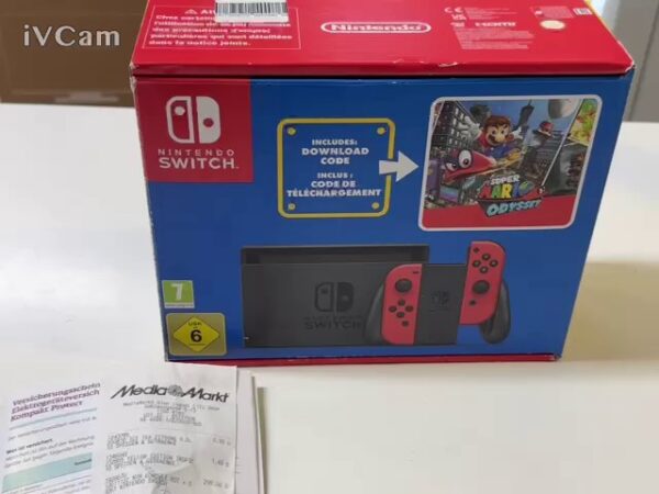 Nintendo Switch  | Mit Verpackung  |  Ladegerät  |  Docking Statio  |   Rechnung von Mediamarkt  | Zustand: Wie Neu | Farbe: schwarz – Bild 2
