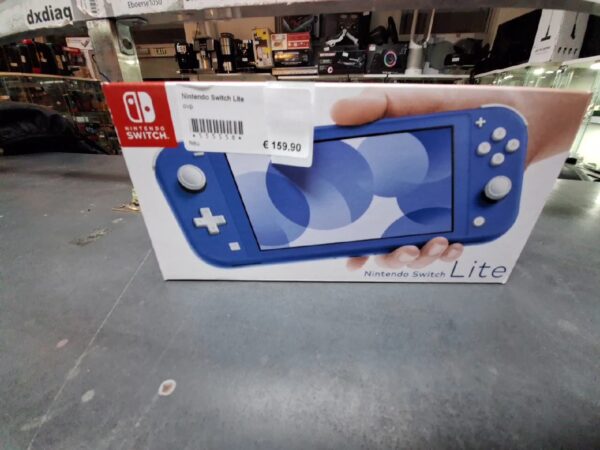 Nintendo Switch Lite | mit Originalverpackung | mit org. Ladegerät | Zustand: Wie Neu | Farbe: blau – Bild 4