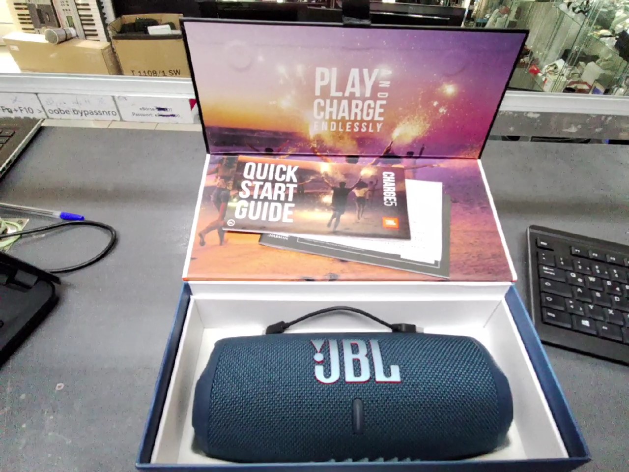 Jbl Charge 5 Portable Bluetooth | Speaker Blue mit Originalverpackung | Zustand: Wie Neu – Bild 2