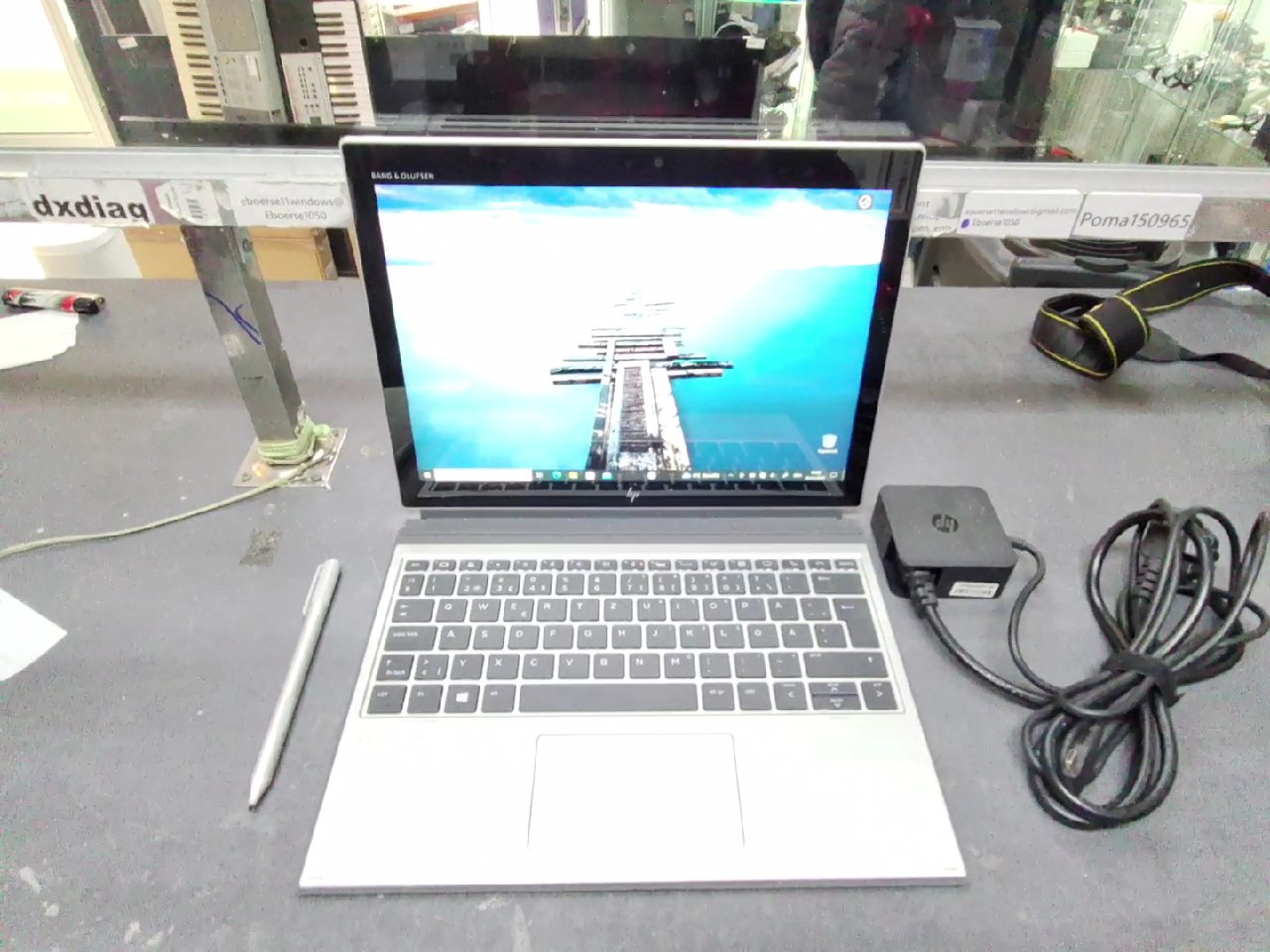 Hp Elite X2 G4 Tablet Lte mit Tastatur | i5-8265 8Gb Ram | 256Gb SSD | mit Ladegerät und Stift | Zustand: Gut – Bild 2