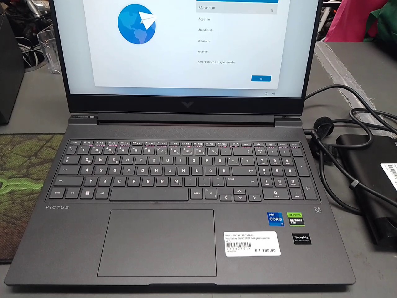 Hp Victus Gaming 16,1 Fhd Ips | I7-13700h | 16GB | 512TB SSD | RTX 4060 | Win11 wie neu
Kaufdatum 08.05.2024 | Mit Garantieschei +mit Ladegerät | Zustand: Wie Neu – Bild 3