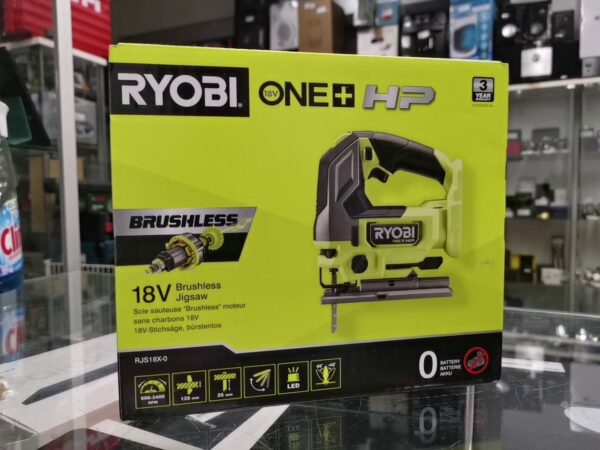 Ryobi One+ Hp Akku-stichsäge Rjs18x-0 18 V | mit Originalverpackung  | Zustand: Neu – Bild 2