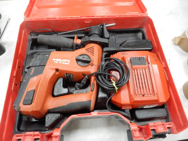 Hilti Te-4 A22 | Koffer |  mit Ladegerät+Akku | Zustand: Sehr Gut – Bild 2
