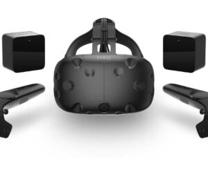 Htc Vive Vr-brille | mit Originalverpackung |  inkl. 2 Motion Controller + 2 Tracker | Zustand: Wie Neu | Farbe: schwarz