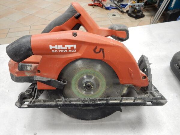 Hilti Sc 70w-a22 Akku-kreissäge | Koffer + Akku | Zustand: Sehr Gut