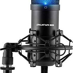 Auna Mic-900b-led Schwarz | nur Mikrofon  |  ohne Ständer | Zustand: Gut