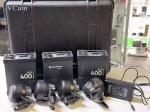 Elinchrom Quadra Elb 400 3x Set Blitzanlage mit | Mit Koffer | Zustand: Gut
