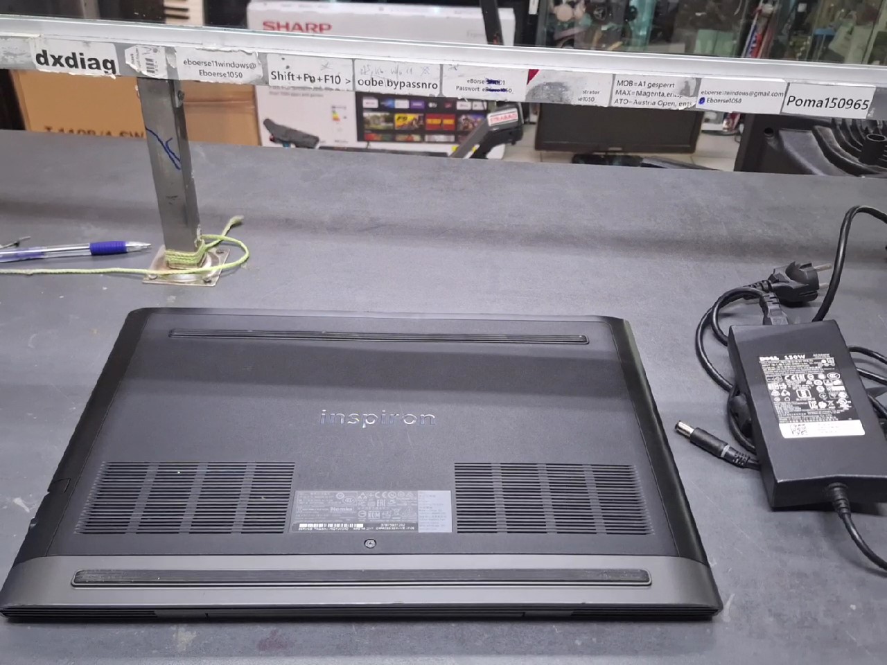 Dell Inspiron 15-7577 Gaming Laptop 15 Zoll | I7-7700HQ 2 |8GHz | 16Gb Ram | 128Gb SSD | 1Tb HDD | GeForce GTX 1050 TI 8GB | mit mit Ladegerät | Win 10 Home | Zustand: Sehr Gut – Bild 4