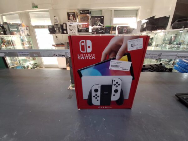 Nintendo Switch OLED | mit Originalverpackung |schwarz | weiss | mit org Rechnung  | Zustand: Neu | Farbe: schwarz – Bild 2