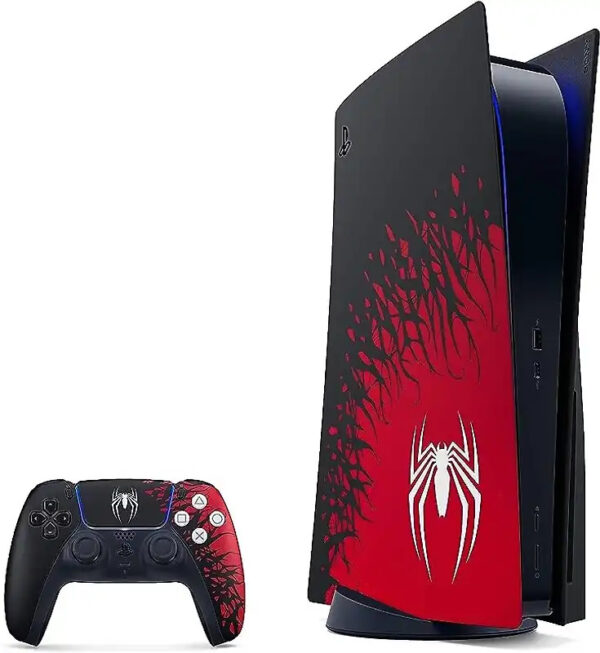 Sony PlayStation 5 - 825GB Marvel's Spider | Man 2 Limited Edition Bundle schwarz | rot | Zustand: Sehr Gut | Farbe: schwarz