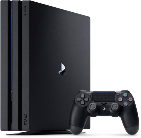Sony PS4 PRO 1TB | Ohne original verpackung | Zustand: Sehr Gut | Farbe: schwarz – Bild 2