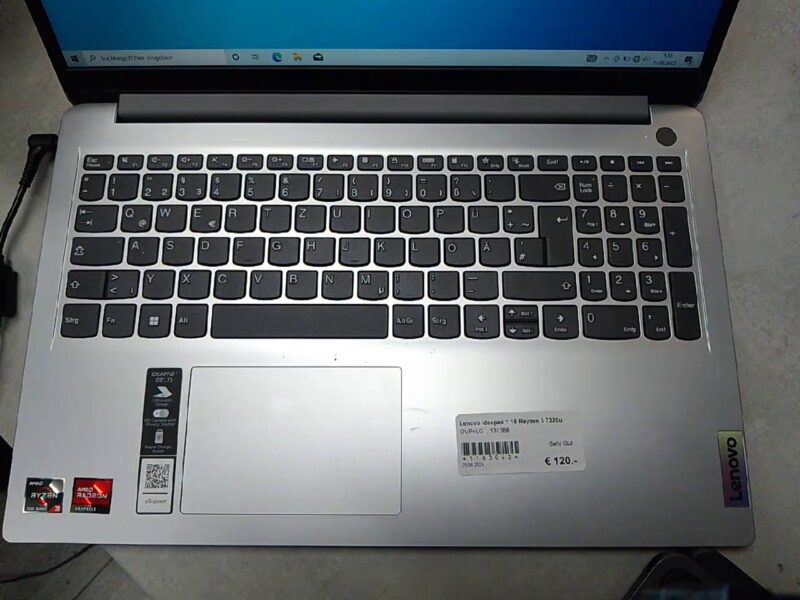 Lenovo IdeaPad 1 15AMN7 | Lenovo IdeaPad 1 15AMN7 | Cloud Grey | Ryzen 3 7320U | 8GB RAM | 512GB SSD | DE
mit Originalverpackung  | Zustand: Sehr Gut