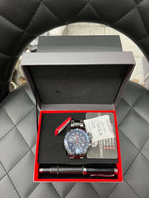 MILITARY JDM Herrenuhr-Chronograph-Set | mit Originalverpackung | Zustand: Neu – Bild 2