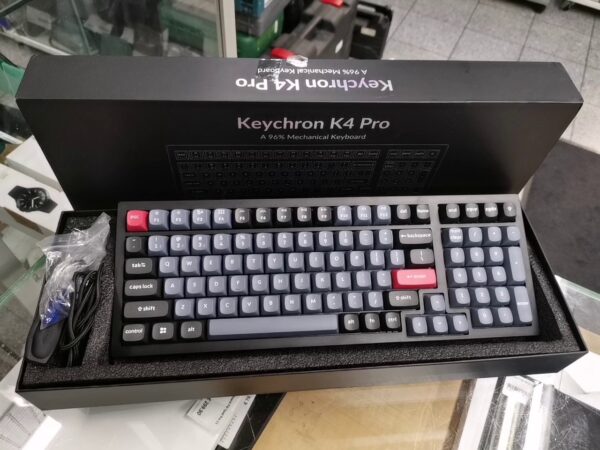 Keychron K4 Pro RGB Black (K Pro Red) (DE) | mit Originalverpackung  | Zustand: Wie Neu – Bild 3