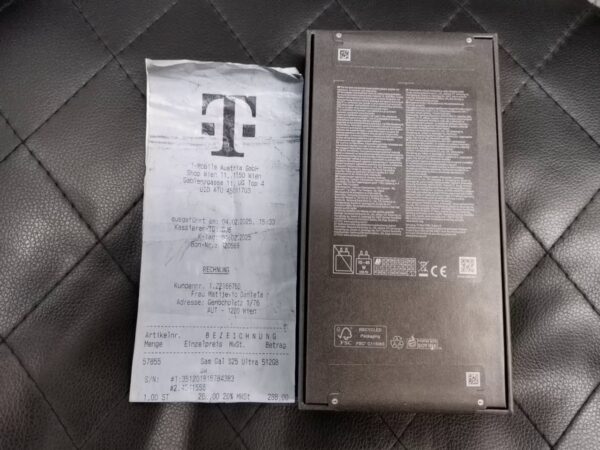 Samsung Galaxy S25 Ultra 512GB Titanium Black | mit Originalverpackung Mit Rechnung  | SimLock: Frei | Zustand: Neu | Farbe: schwarz – Bild 6