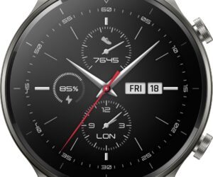 Huawei Gt 2 Pro Watch | mit Ladekabel  |  lederarmband dunkemit Ladegerätrau | Zustand: Sehr Gut