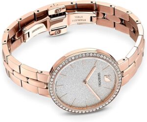 Swarovski 5517803 Orologio Cosmopolitan  | Bracciale di metallo OroRosa Fi. OroRosa mit Originalverpackung | Zustand: Sehr Gut