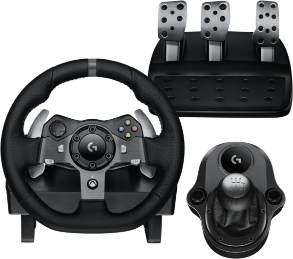 Logitech G920 Driving Force | Lenkrad + Pedale+Shifter PC PS Xbox | mit mit Ladegerät | Zustand: Gut
