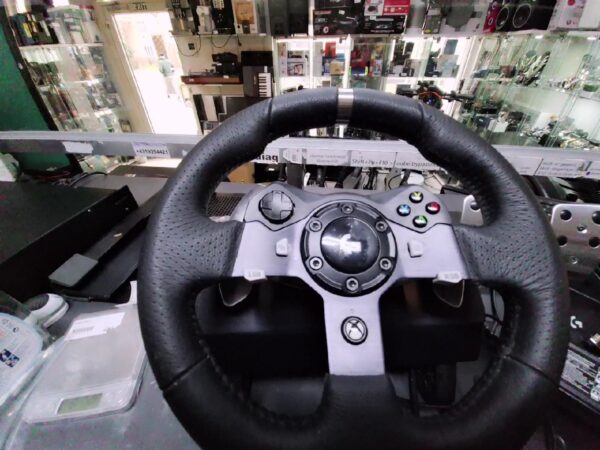 Logitech G920 Driving Force | Lenkrad + Pedale+Shifter PC PS Xbox | mit mit Ladegerät | Zustand: Gut – Bild 3