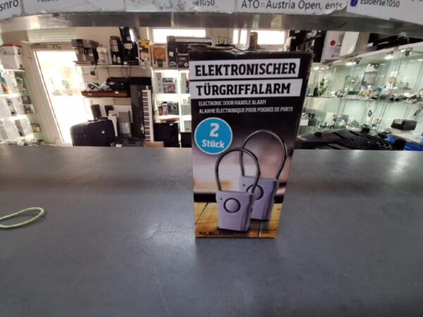 Elektronischer Türgriffalarm Im 2er-set | mit Originalverpackung | 2St Set | Zustand: Wie Neu – Bild 2