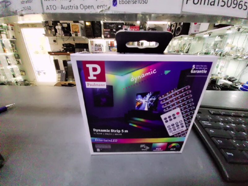 Paulmann EntertainLED Stripe Dynamic RGB 5m 15VA Komplettset | mit Originalverpackung | 1x10 |5W | 230 | 5V | 300 LED | Zustand: Neu – Bild 2