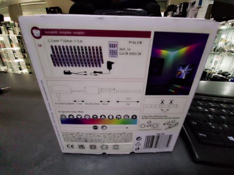 Paulmann EntertainLED Stripe Dynamic RGB 5m 15VA Komplettset | mit Originalverpackung | 1x10 |5W | 230 | 5V | 300 LED | Zustand: Neu – Bild 3