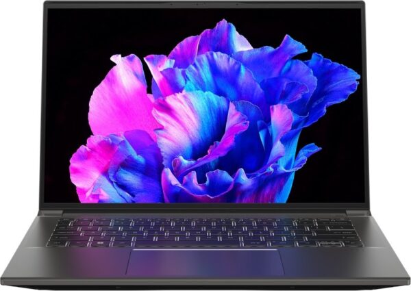Acer Swift X 14 SFX14-71G-79CT | mit Originalverpackung | OLED 2 |8K I7 - 13700h | 32 Gb | 1Tb | GeForce RTX 4050 | Steel Gray | hinter auf seiten hat  klein bruch!  | Zustand: Gut – Bild 2