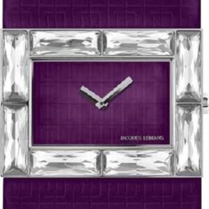 Jacques Lemans 1-1277 Violett Damen Uhr | mit Originalverpackung | Zustand: Sehr Gut