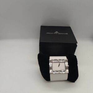 Jacques Lemans 1-1277 Weiß Damen Uhr  | mit Originalverpackung | Zustand: Sehr Gut