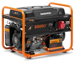 DAEWOO GDA 7500E-3 GENERATOR | mit Originalverpackung |  STARTER 1x16A 230V | 1x16A 380V POWER 6.5kW | Zustand: Neu