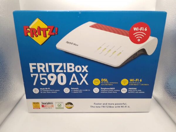 Fritz!box 7590ax v2 | mit Originalverpackung | Zustand: Neu – Bild 2