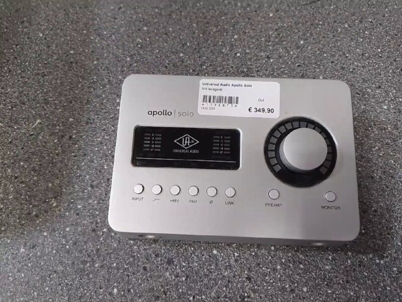 Universal Audio Apollo Solo   | Mit ladegerät  | Zustand: Gut