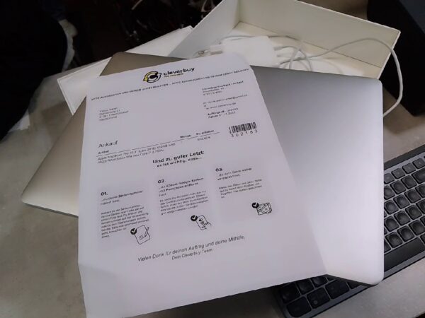 MacBook Pro 13,3 | Core i7 |  16GB RAM | 512 GBB SSD |  15 |4-zoll |  Zyklen 176 |  2017.  mit Ladegerät |  mit Originalverpackung.  ist in auslage Verpackung Orginal Rechnung | Zustand: Sehr Gut – Bild 5