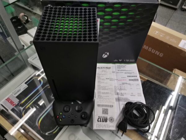 Xbox Series X - 1tb | mit Originalverpackung Mit Rechnung Media Markt  | Zustand: Wie Neu | Farbe: schwarz – Bild 3