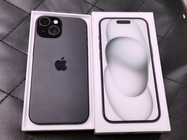 iPhone 15 128GB | Akku 92% mit Originalverpackung  | SimLock: Frei | Zustand: Sehr Gut | Farbe: schwarz – Bild 4