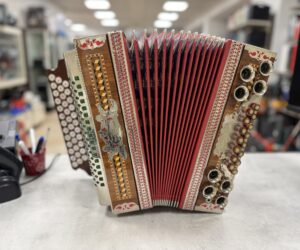 Steirische Harmonika Original Max Winkler Sonderanfertigung | mit Koffer   | Zustand: Sehr Gut
