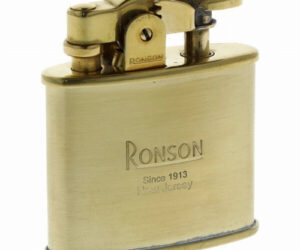 Ronson Nostalgia Brass Satin Feuerzeug | mit Originalverpackung | Zustand: Neu