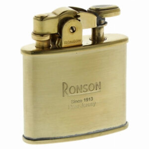 Ronson Nostalgia Brass Satin Feuerzeug | mit Originalverpackung | Zustand: Neu