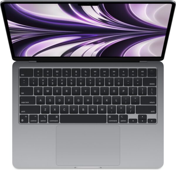 Macbook Air 13.3" 2022, Space Gray | M2 - 8 Core CPU  |  10 Core GPU | 8GB RAM | 512GB SSD | DE |  Ladezyklen: 79 |  Akku 100% | Zustand: Wie Neu – Bild 2