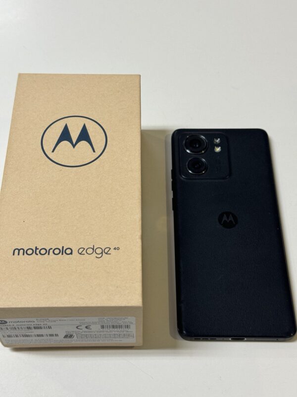 Motorola Edge 40 Eclipse Black 256GB | Mit Verpackung  |  Ladegerät  | SimLock: Frei | Zustand: Sehr Gut | Farbe: schwarz – Bild 3