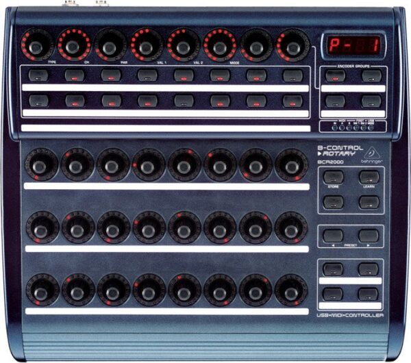 Behringer BCR-2000 B-Control Rotary USB MIDI Controller | Mit Verpackung