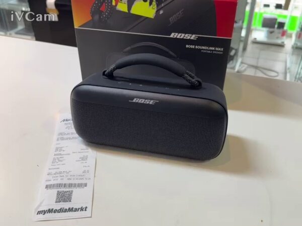 Bose Soundlink Max Schwarz | Mit Verpackung  |  Rechnung von Mediamarkt von 12.3.25 | Zustand: Wie Neu – Bild 2