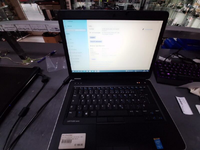 Dell Latitude e6440 14,1 Zoll, i5-4310M, DE | 8GB | 128 GB SSD | Akku Kaput | AMD Radeon HD8690M Grafik | Win10 Pro | mit mit Ladegerät | Zustand: Gut – Bild 3