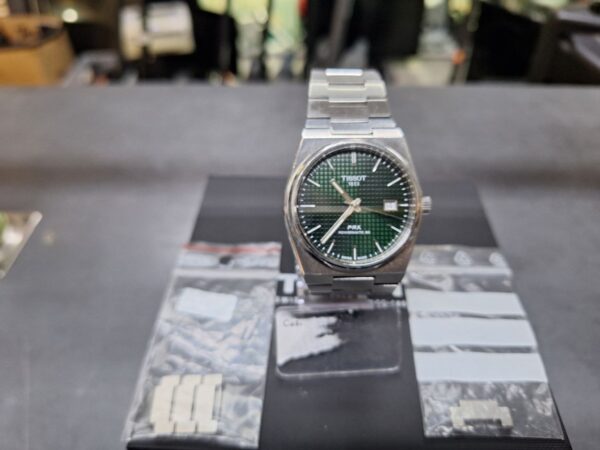 Tissot Prx Powermatic 80 Grün Automatik | mit Originalverpackung | 40mm | Gebrauchsspuren vorhanden | mit org. Rechnung(775¬ ) | Zustand: Gut – Bild 2