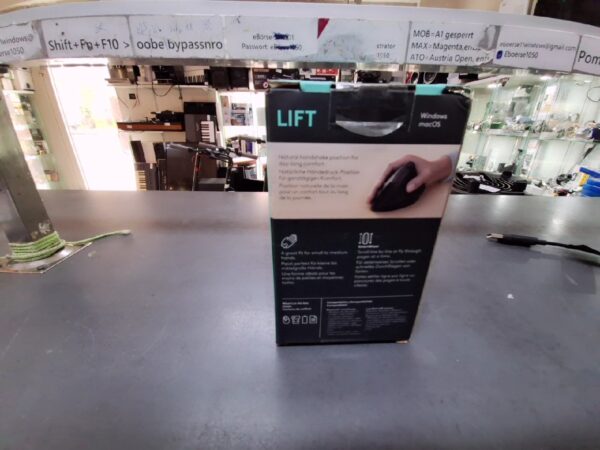 Logitech Lift Vertical Ergonomic Mouse | mit Originalverpackung | Zustand: Neu – Bild 3