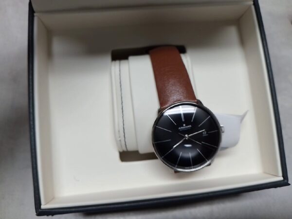 Junghans Meister Fein Automatic | 27 | 4154.00  | mit Originalverpackung | Rechnung Schwarz | Zustand: Wie Neu – Bild 2
