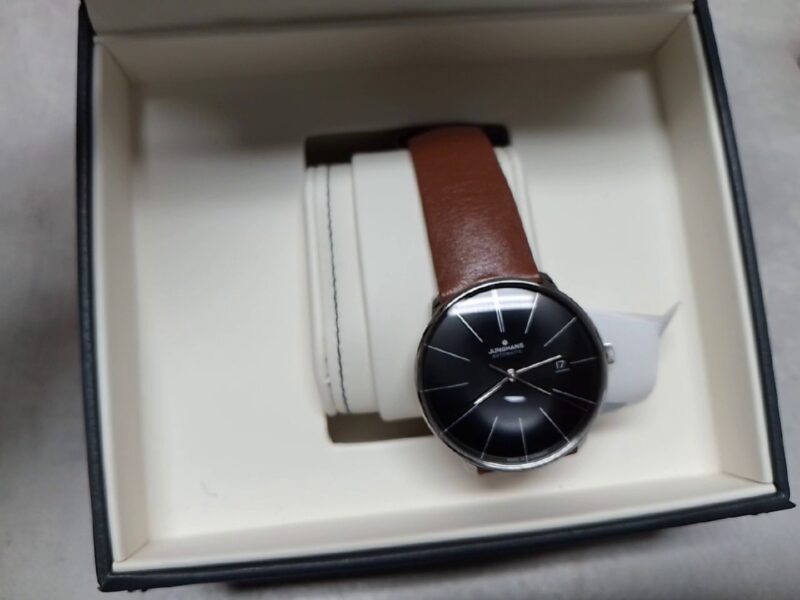 Junghans Meister Fein Automatic | 27 | 4154.00  | mit Originalverpackung | Rechnung Schwarz | Zustand: Wie Neu – Bild 2