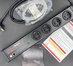 ePowerSwitch-4R3 D19 (EPS-4+DE) | 4 Ports Schuko | Zustand: Gut