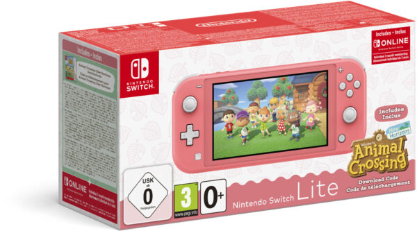 Nintendo Switch Lite - Animal Crossing | mit Originalverpackung  | Zustand:: Wie Neu