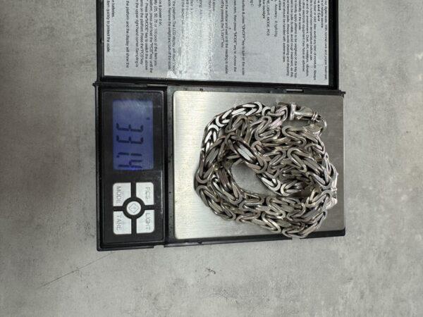 Silber  Königskette +armband  | 331g   kette hat 70 cm 8mm und armband 24cm 8mm  | Zustand: Sehr Gut – Bild 2